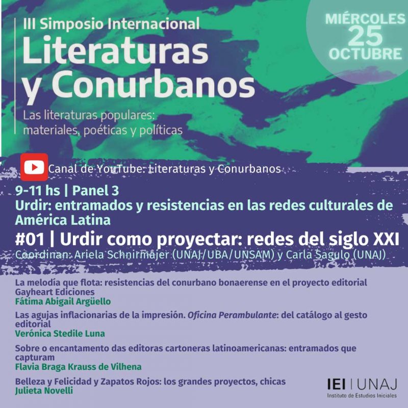 III Simposio Internacional Literaturas Y Conurbanos Universidad Nacional Arturo Jauretche