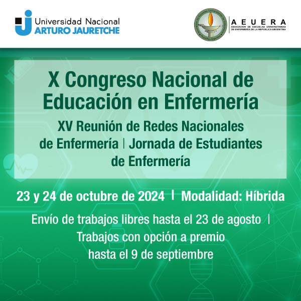 X Congreso Nacional de Educación en Enfermería