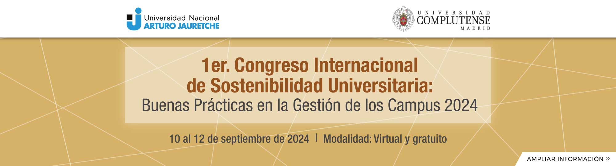 1er Congreso Internacional de Sostenibilidad Universitaria | 10 al 12 de septiembre | Virtual y gratuito