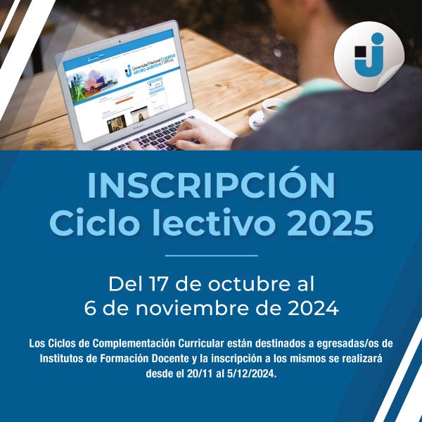 Inscripción Ciclo Lectivo 2025 - Del 17 de octubre al 6 de noviembre 2024