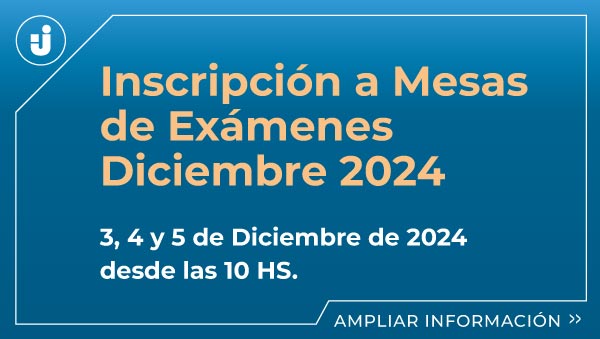 Inscripción a Mesas de Exámenes Diciembre 2024