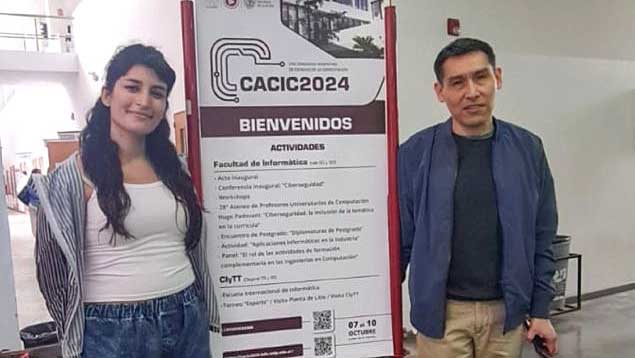 Estudiante de Ingeniería en Informática expuso en un congreso sobre el impacto ambiental de las redes sociales