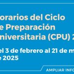 Horarios CPU 2025