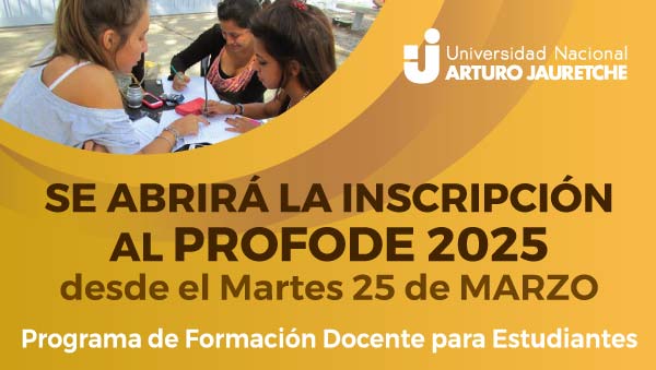 Convocatoria Programa de Formación Docente para Estudiantes 2025 (PROFODE)