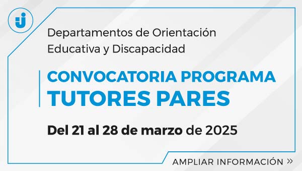 PROGRAMA TUTORES PARES: Convocatoria | Del 21 Al 28 De Marzo De 2025