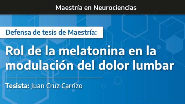 Defensa De Tesis De La Maestría En Neurociencias: 